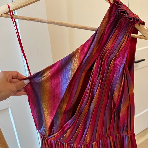 Retrofête Andrea Rainbow Dress, Size XS in Excellent Condition - Picture 2 of 8
